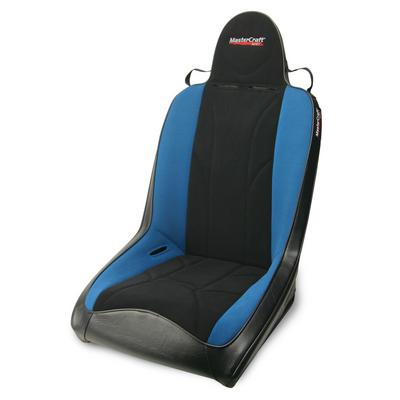MasterCraft Safety Rubicon Front Seat with Fixed Headrest (Black/Blue) - 524113